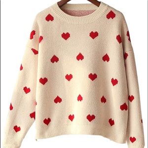 Adorable heart sweater ❤️